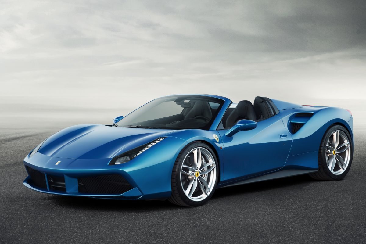 Ferrari 488 Spider · Mavi — görsel 2